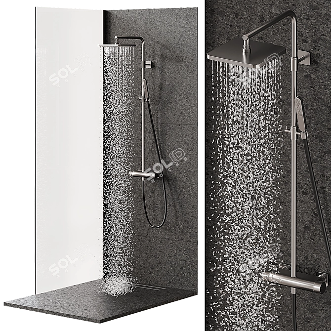 GAL SDSGL9 Shower Hotbath 3D model image 6
