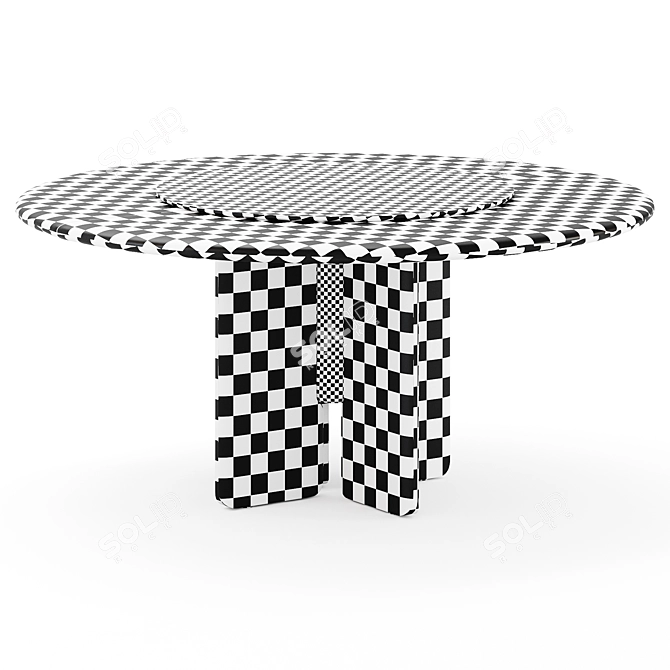 Industrial Faifo Round Table, District Eight 3D model image 3