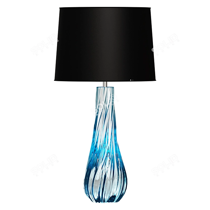 Elegant Naiad Table Lamp 3D model image 1