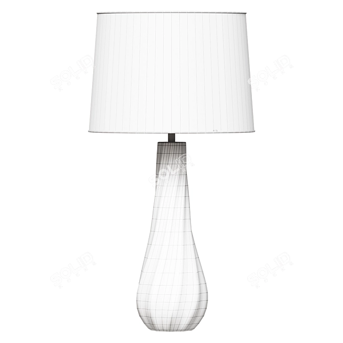 Elegant Naiad Table Lamp 3D model image 2