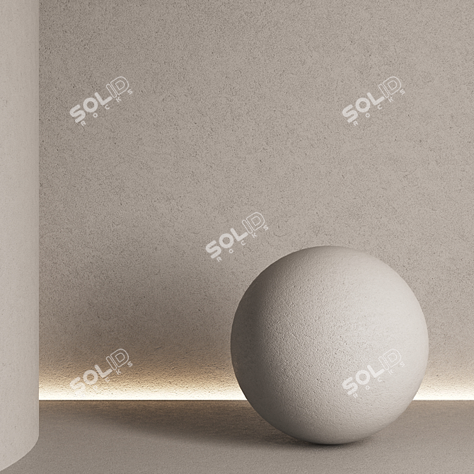  Seamless Texture Concrete Plaster Kit 3D model image 2