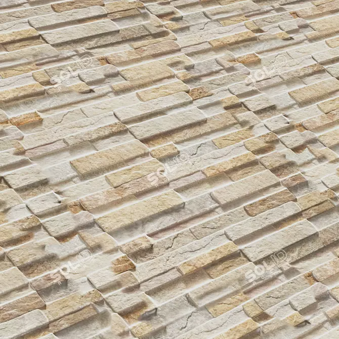 ULTRASTRONG PORCELAIN WALL TILE TEXTURES 3D model image 3