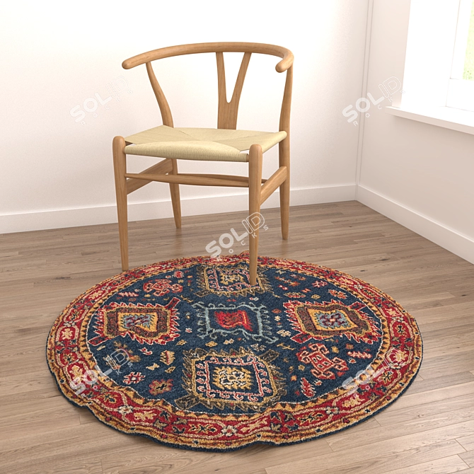 Variety of Dynamic 3D Rugs 3D model image 2