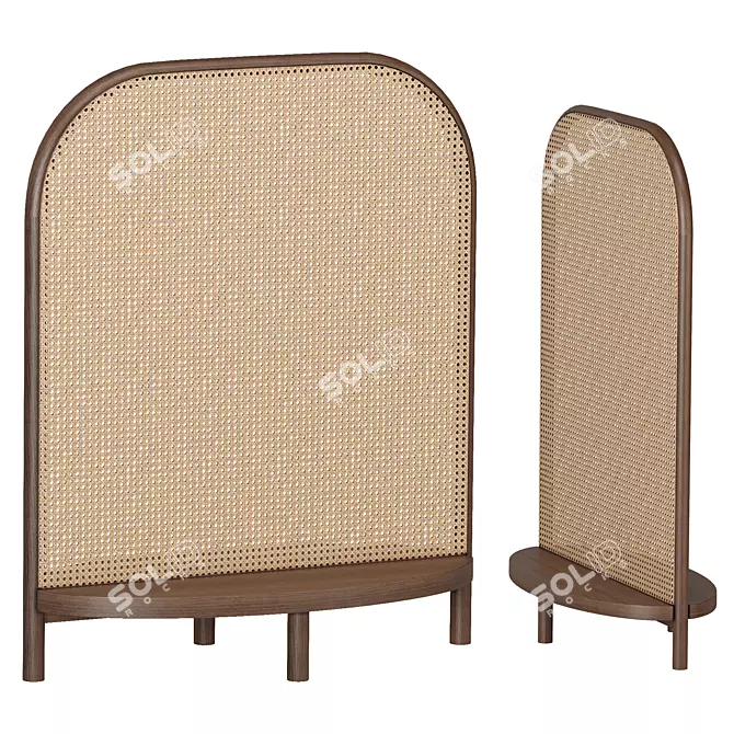 Modern Room Divider Set Design 3D model image 2