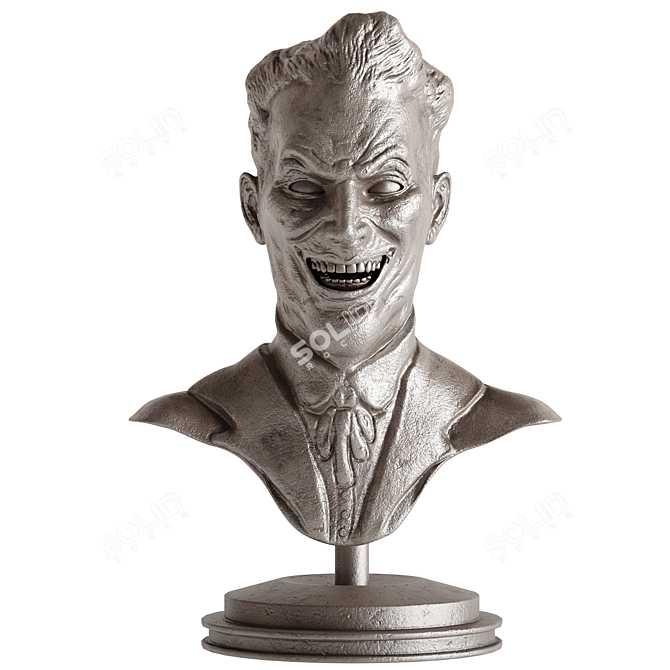 Hand-Carved Comic Character Sculptures 3D model image 3