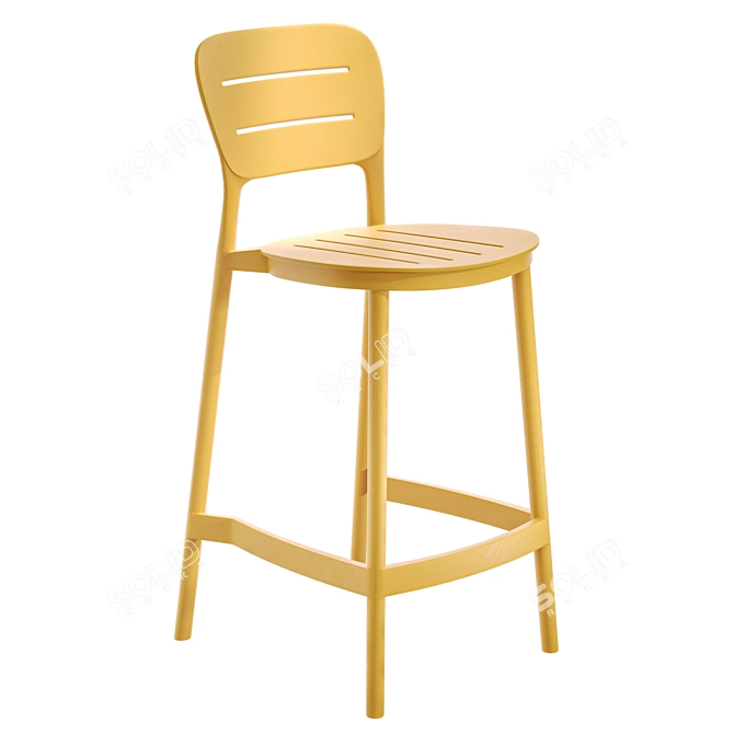 Outdoor Morella Bar Stool 3D model image 2