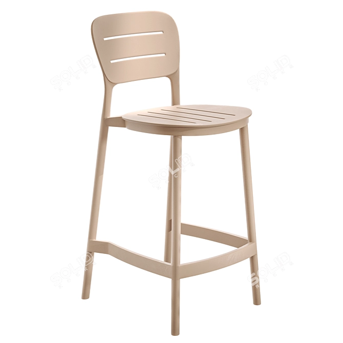 Outdoor Morella Bar Stool 3D model image 3