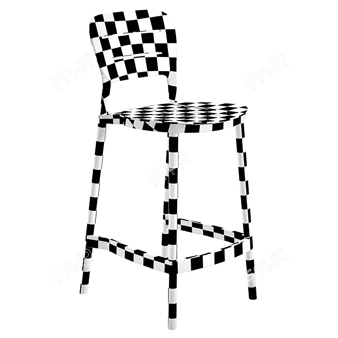 Outdoor Morella Bar Stool 3D model image 6