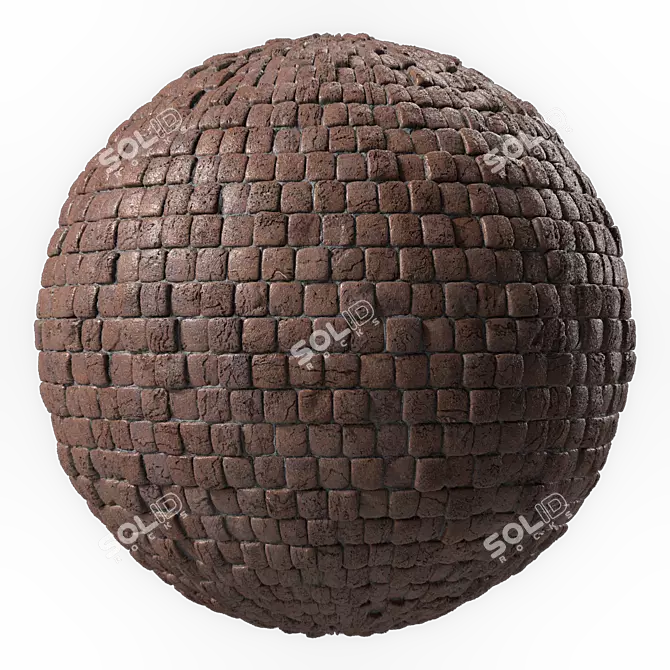 PBR Stone Wall 4K Texture 3D model image 2