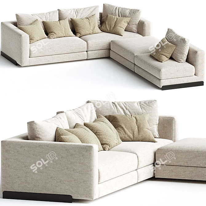 Modern Arflex Rendez Vous Set 3D model image 1