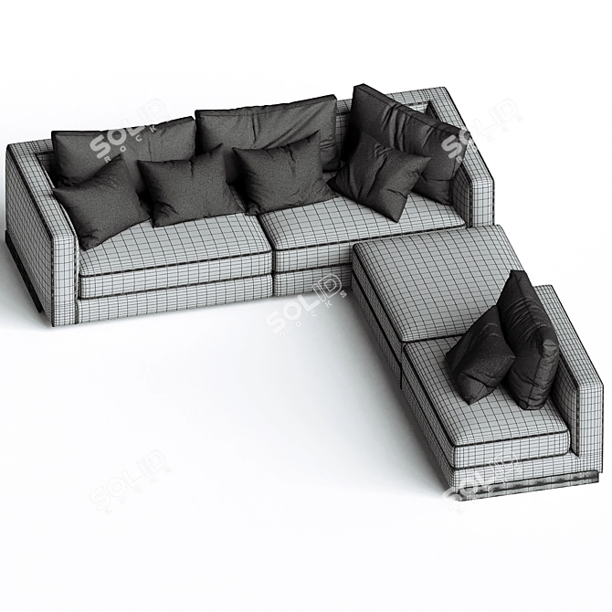 Modern Arflex Rendez Vous Set 3D model image 3