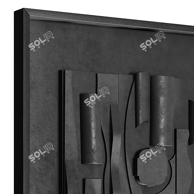 Dimensional Relief Artwork 3D model image 3