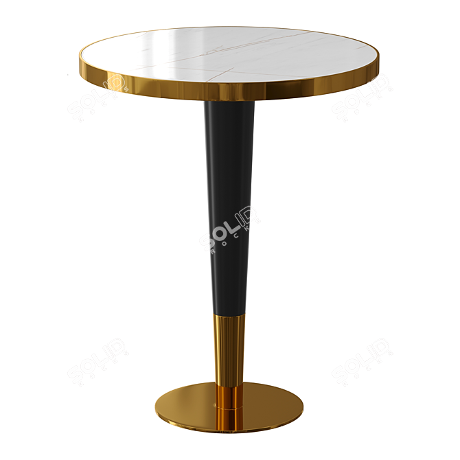 Round Coffee Table BA26 3D model image 1