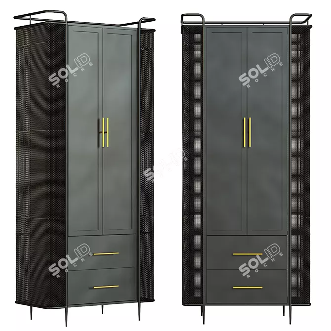 Kare Design Cabinet Fence "Barrier 3D model image 1