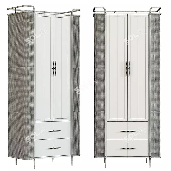 Kare Design Cabinet Fence "Barrier 3D model image 3