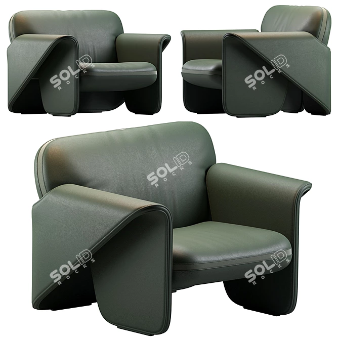 DS 125 Armchair De Sede 3D model image 1