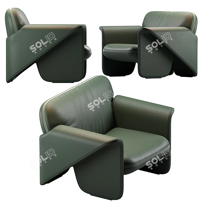 DS 125 Armchair De Sede 3D model image 3