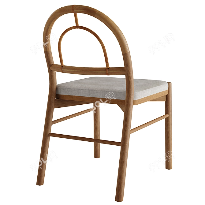 Modern Four Hands Pace Dining Chair 3D model image 3