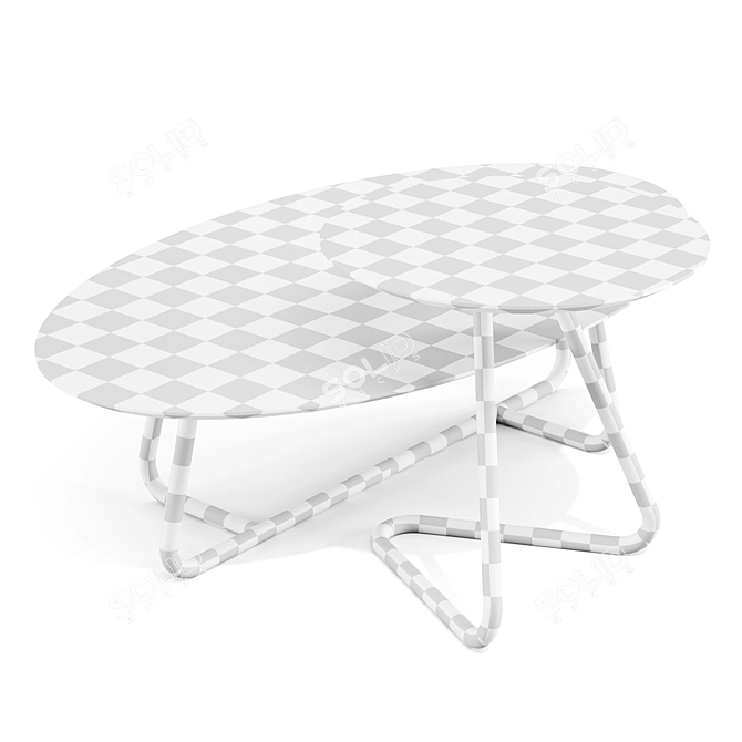 Alef Coffee Side Table Set 3D model image 5