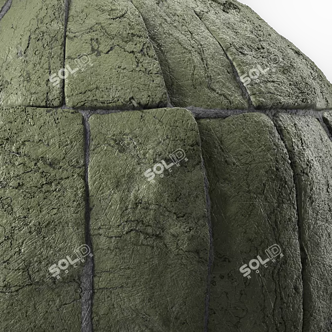 Sbsar Stone Wall Texture Kit 3D model image 5