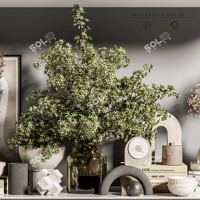 Luxury Decor Set for Rendering 3D model image 2