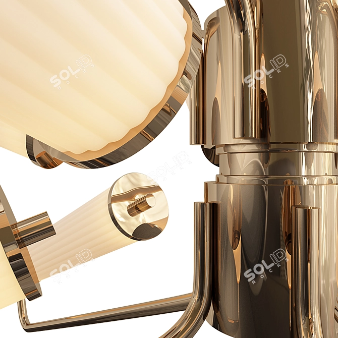 Miami I Modern Suspension Lamp 3D model image 2