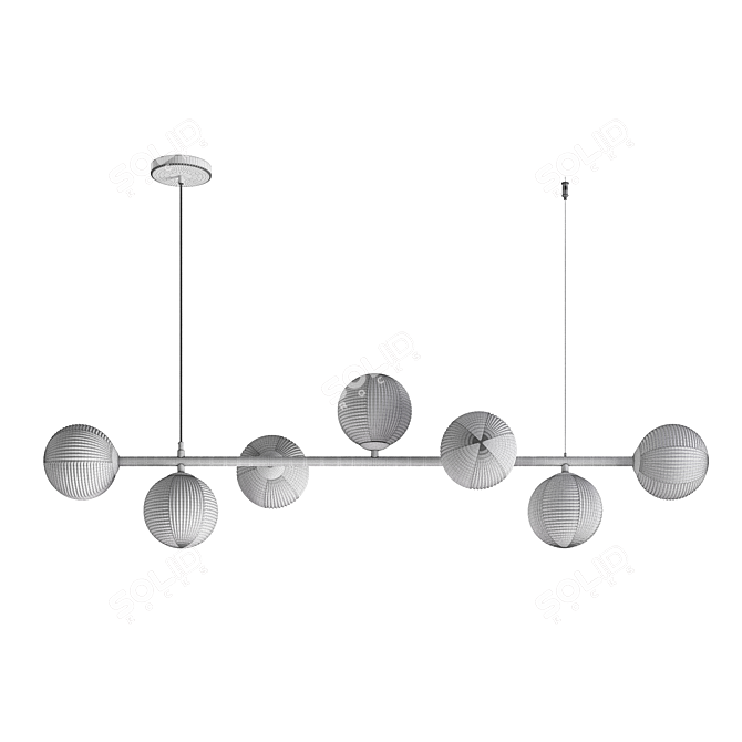 Modern Pendant Light Fixture 4035-7P 3D model image 3