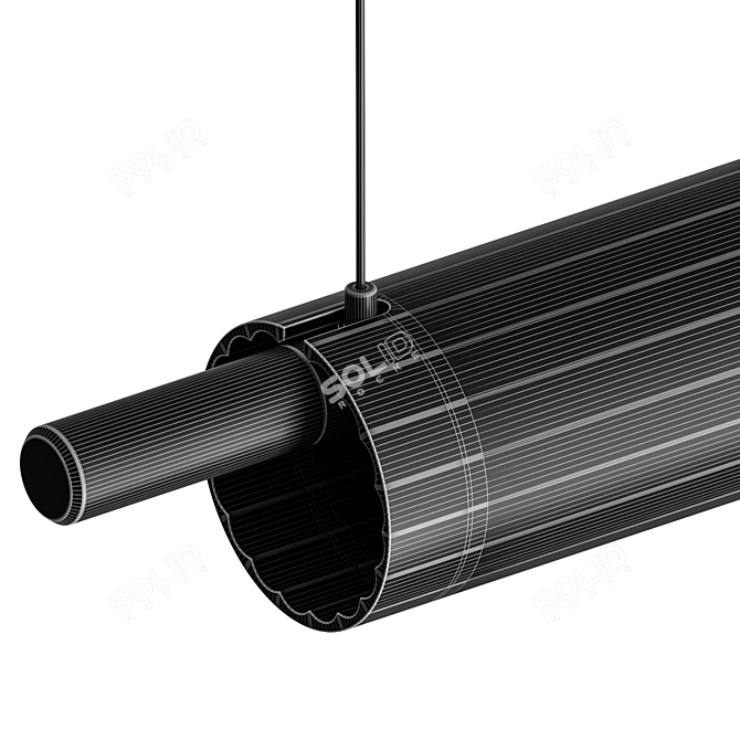 Elegant Trisel Olev Suspension Fixture 3D model image 3