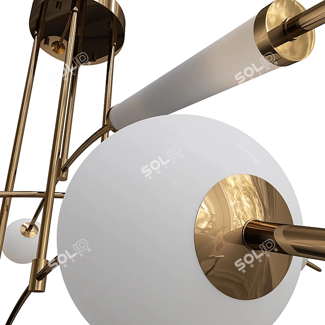 Modern Livia Model 3D Lamp 3D model image 2