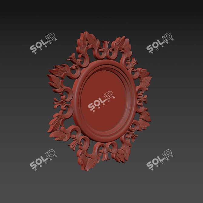 Designer Ornament 3D Model Kit 3D model image 6