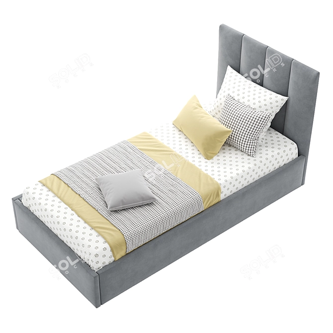 Lait Bed with Lift Mechanism 3D model image 3