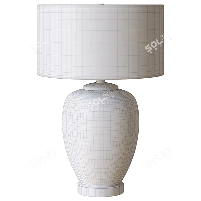 Blue Water Table Lamp Uttermost 3D model image 3