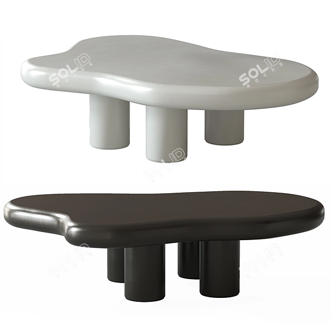 Modern Nuru Coffee Table 3D model image 2