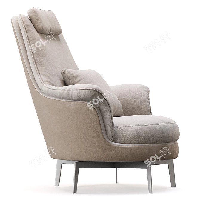 Modern Flexform Guscioalto Light Fixture 3D model image 4