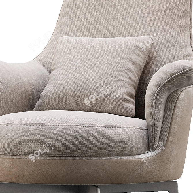 Modern Flexform Guscioalto Light Fixture 3D model image 5