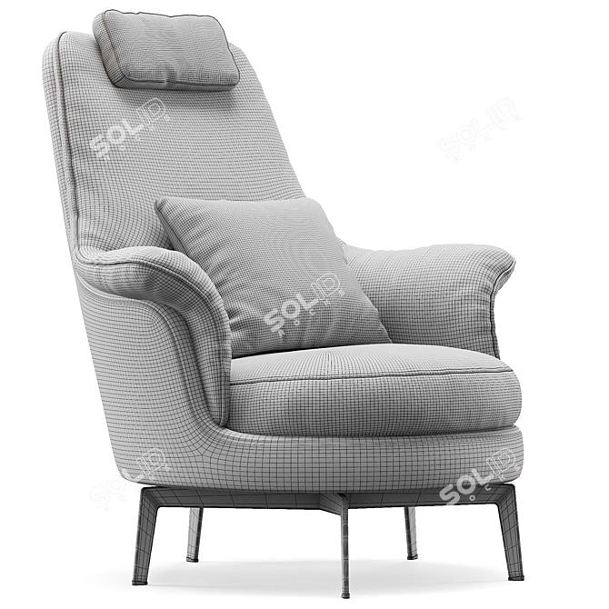 Modern Flexform Guscioalto Light Fixture 3D model image 6