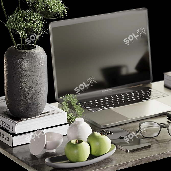 Ornamental Set 3D Render Bundle 3D model image 4