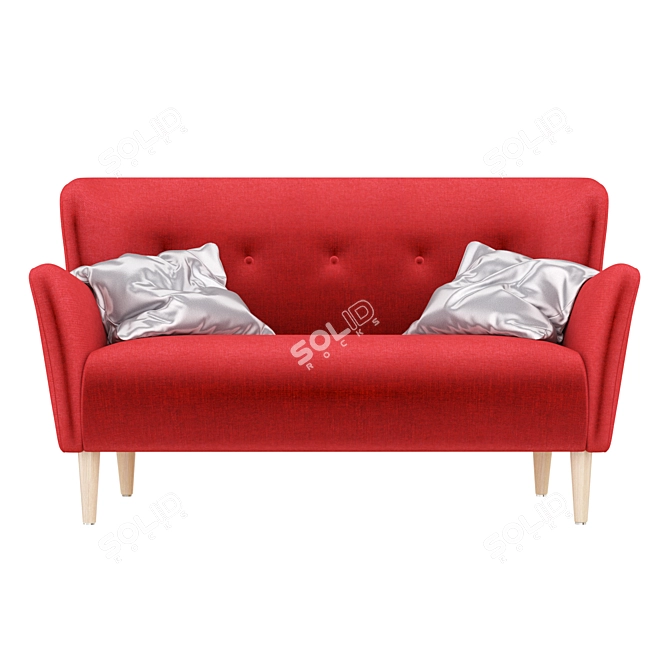 Modern Sofa Wings 3D Model 3D model image 3