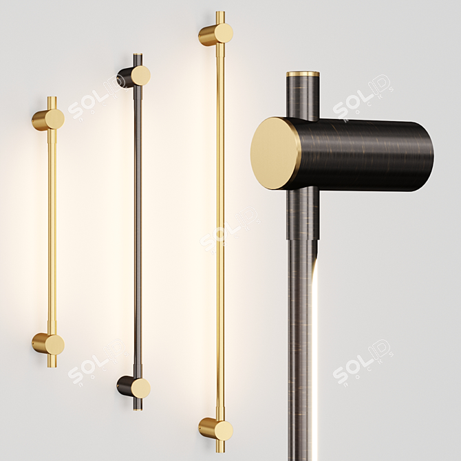 JARED Lampatron LED Wall Light 3D model image 1