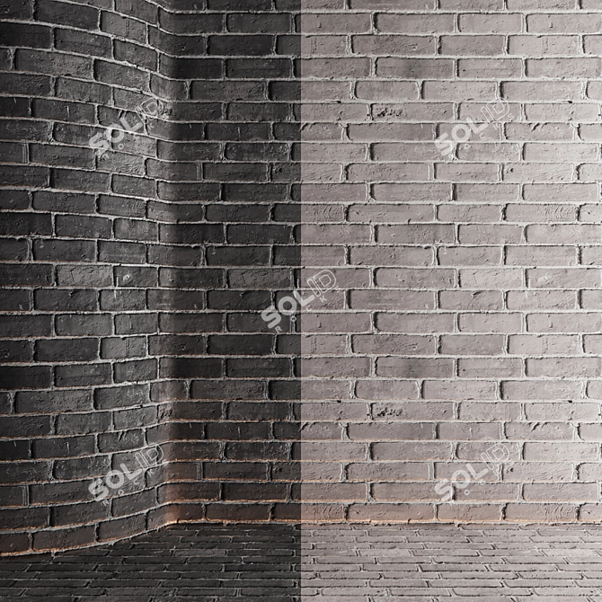  Seamless Brick Texture Pack 8 Variants 3D model image 5