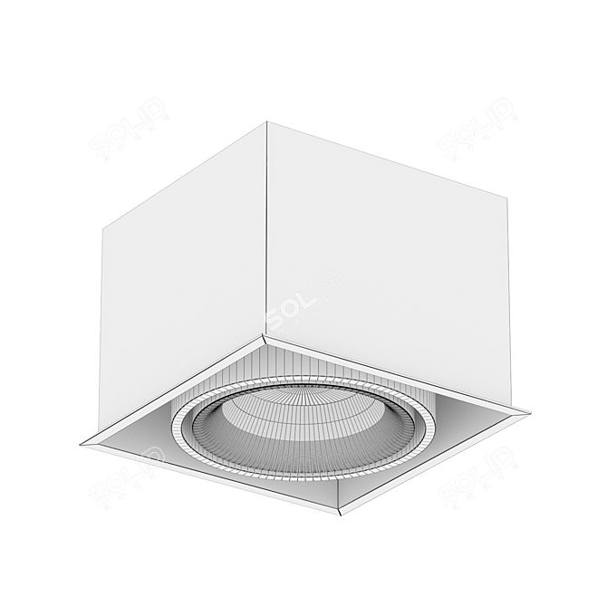 Nordel LED Recessed Light - IP40 3D model image 2