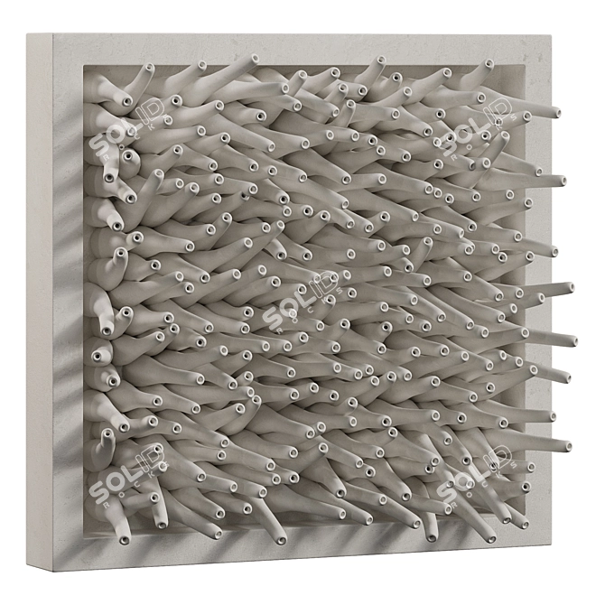 Coral Reef Frame Set 3D 3D model image 4