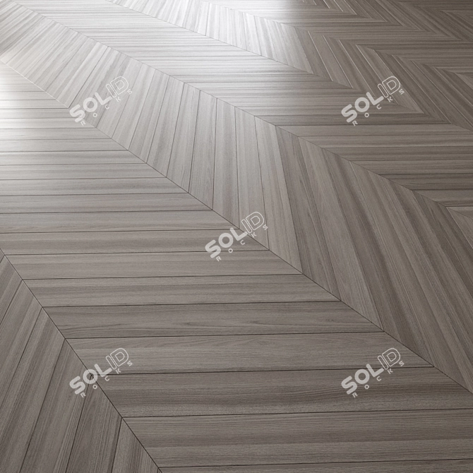 Premium Oak Parquet Floor Collection 3D model image 3