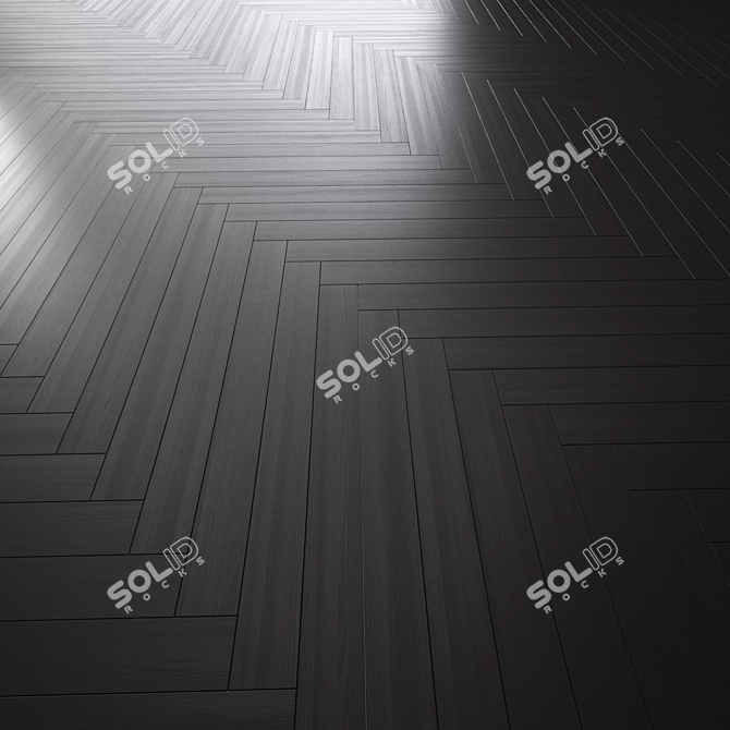 Premium Oak Parquet Floor Collection 3D model image 6