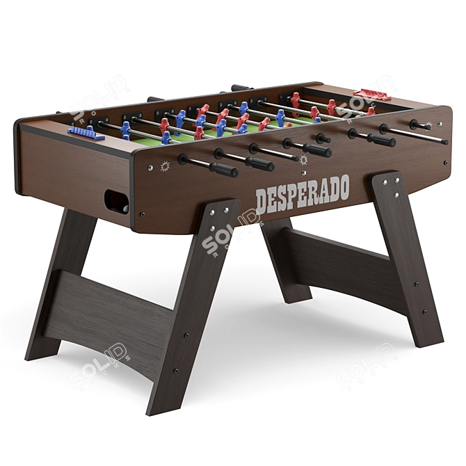 Desperado Table Soccer Game 3D model image 1