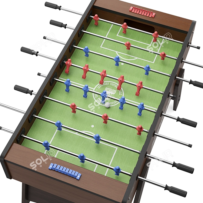 Desperado Table Soccer Game 3D model image 3