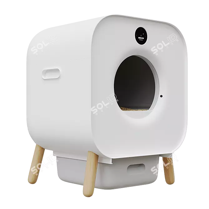  Smart Cat Litter Box 3D model image 2