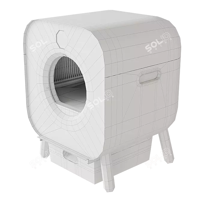  Smart Cat Litter Box 3D model image 5