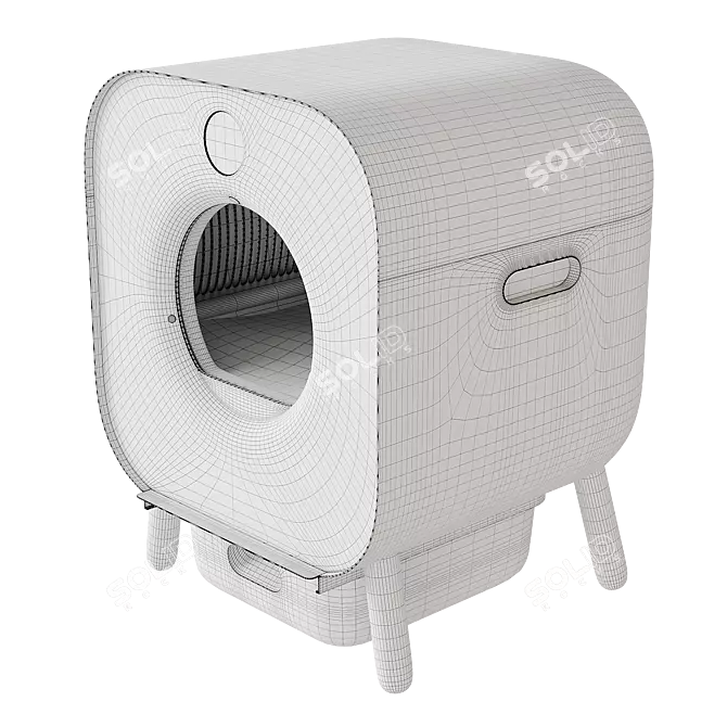  Smart Cat Litter Box 3D model image 6