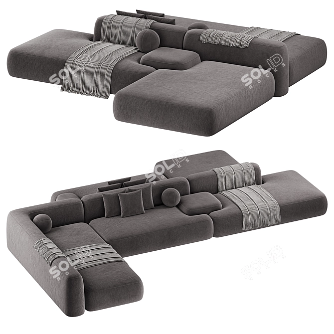 Lema Cloud Modular Sofa 2015 3D model image 2